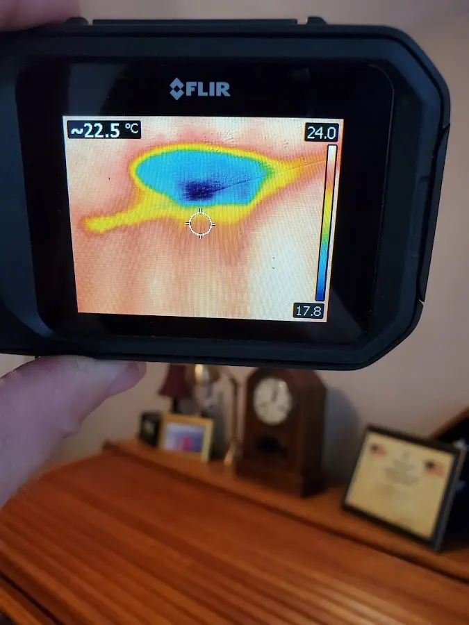 Thermal imaging inspection for water damage in Athens